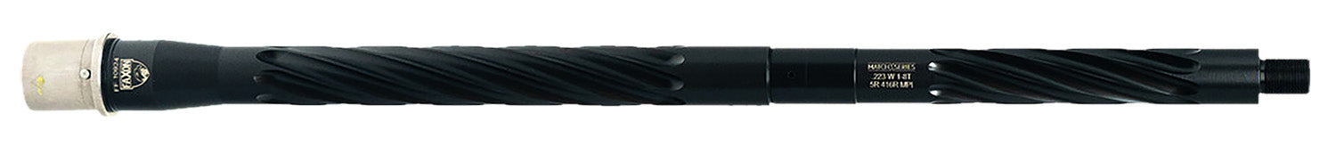 Faxon Firearms 15BW8M16SHQ5RNP3  Match 223 Wylde 16" Spiral Fluted Black Nitride 416 Stainless Barrel