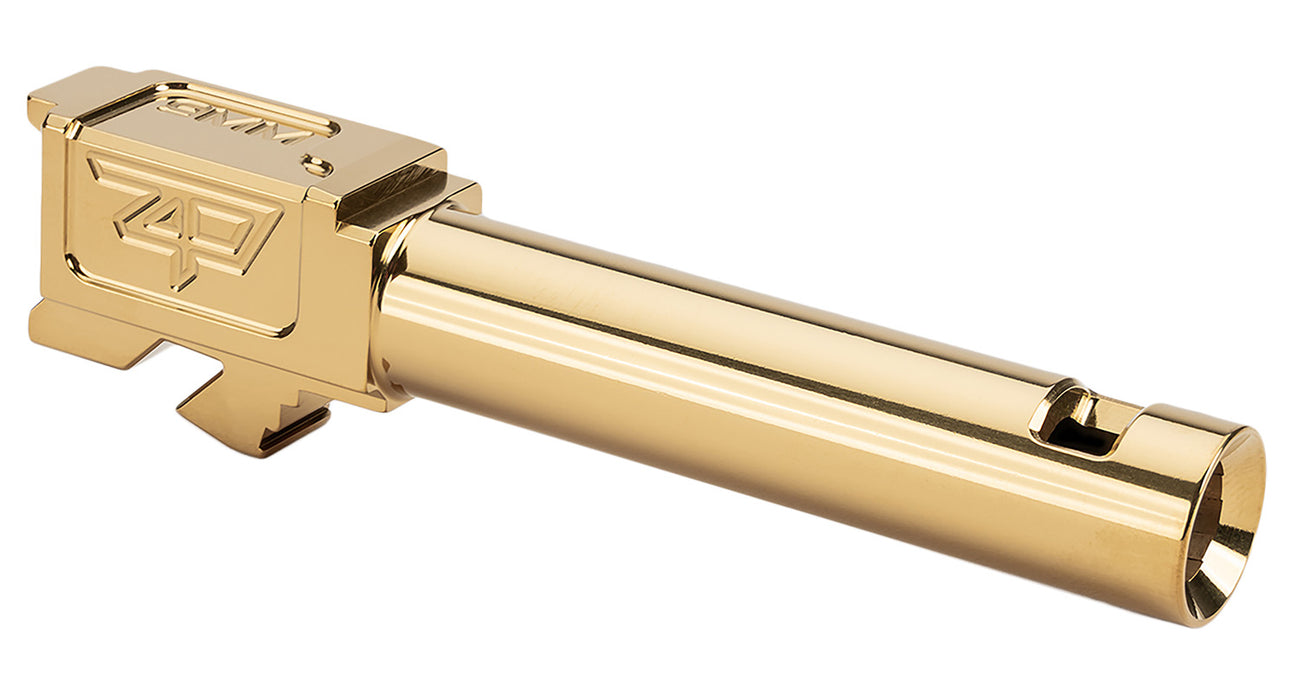 Zaffiri Precision ZP.19BCPG   Fits Glock 19 Gen1-4 3.89" Gold 416R Stainless Steel