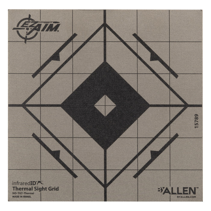 Allen 15789 Thermal Target  Sight-In Grid Hanging Paper 6" x 6" Black/Gray