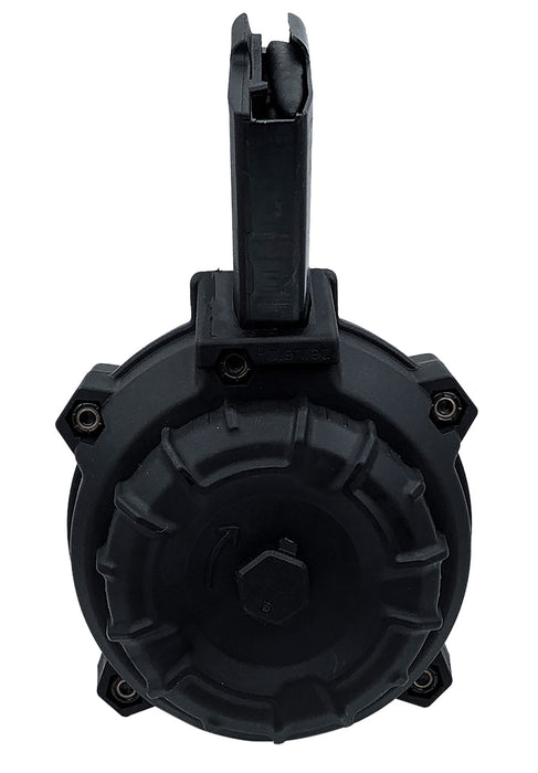 ProMag DRMA111   50rd Drum 7.62x39mm Fits AR-15 Black DuPont Zytel Polymer