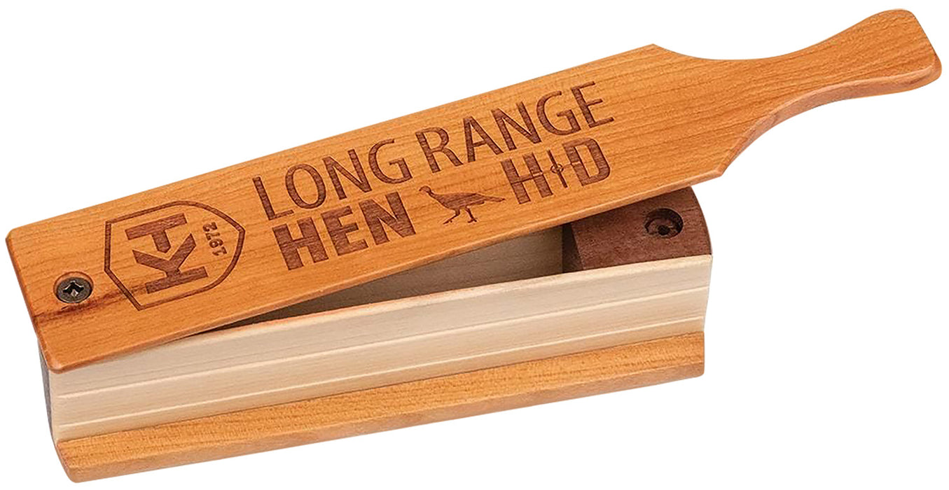 Knight & Hale KHT0207 HD Long Range Hen Box Call Turkey Sounds Cherry/Walnut