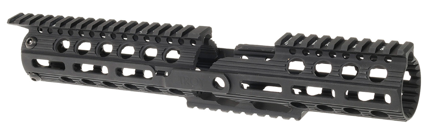Troy Ind SRAIDLTCKBT00 Delta Handguard Carbine Length Black AR-15 12" Long