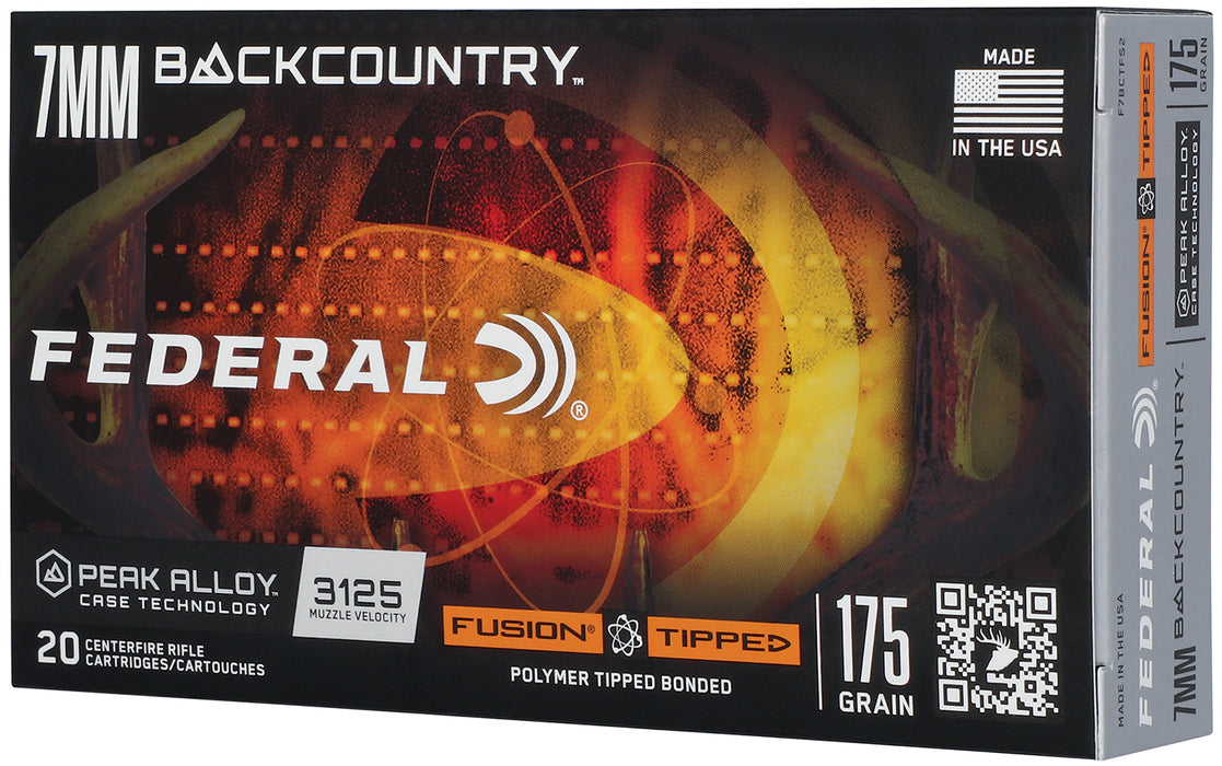 Federal F7BCTFS2 BackCountry 7mm BC 175gr Tipped Fusion