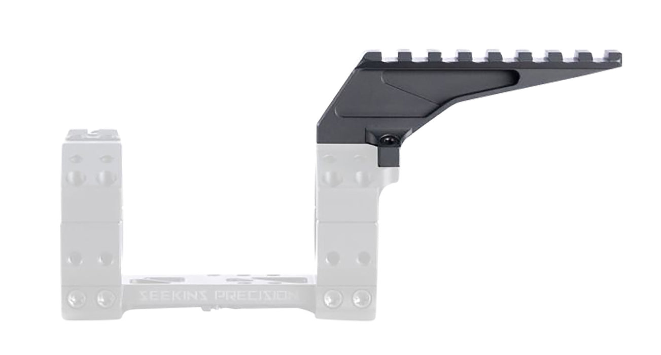 Seekins Precision 0010650162-F X-Cap Diving Board Top Rail Black Compatible w/ 8X Cap