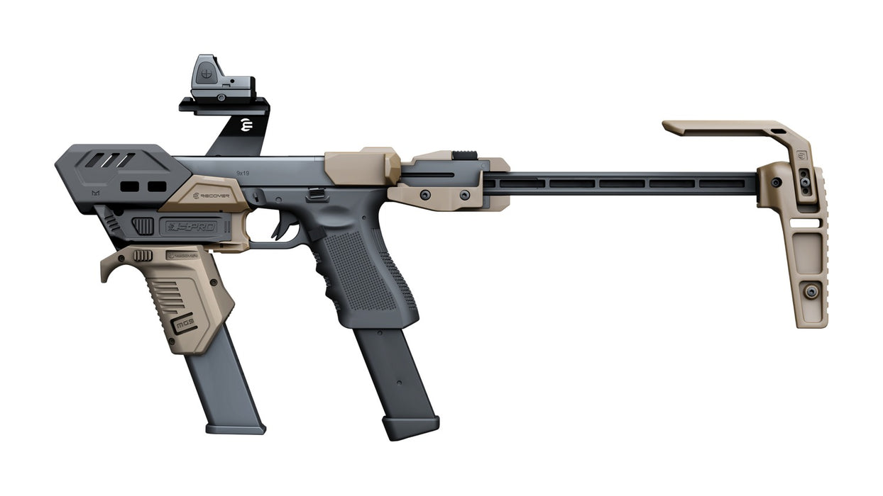 Recover Tactical SPROMGB02 S-Pro MG Conversion Kit For Glock Tan
