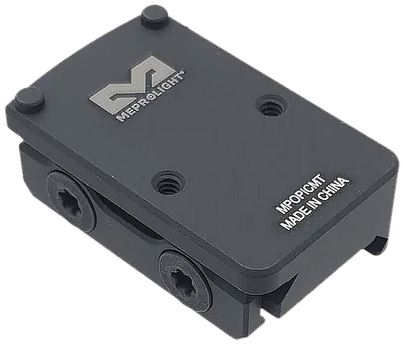 Meprolight USA 901141044 Picatinny Riser  Matte Black Aluminum RMR Footprint Mount