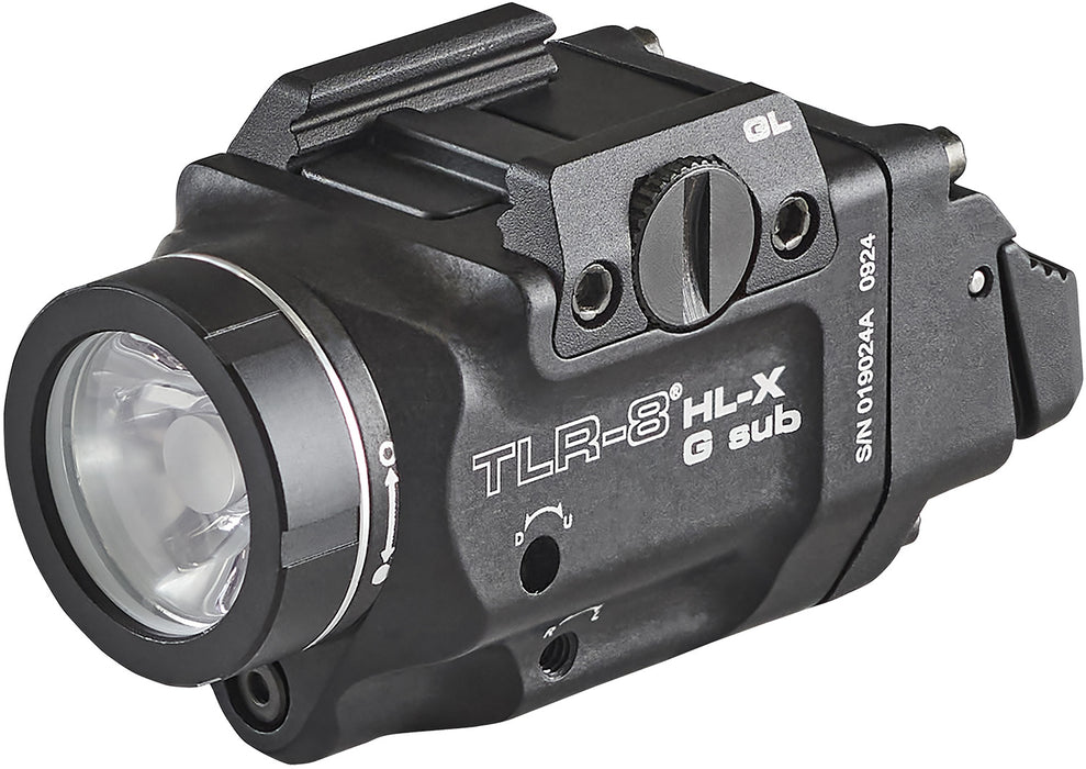 Streamlight 69476 TLR-8  Black Aluminum Glock 43x/48 1,000 Lumens Green Laser