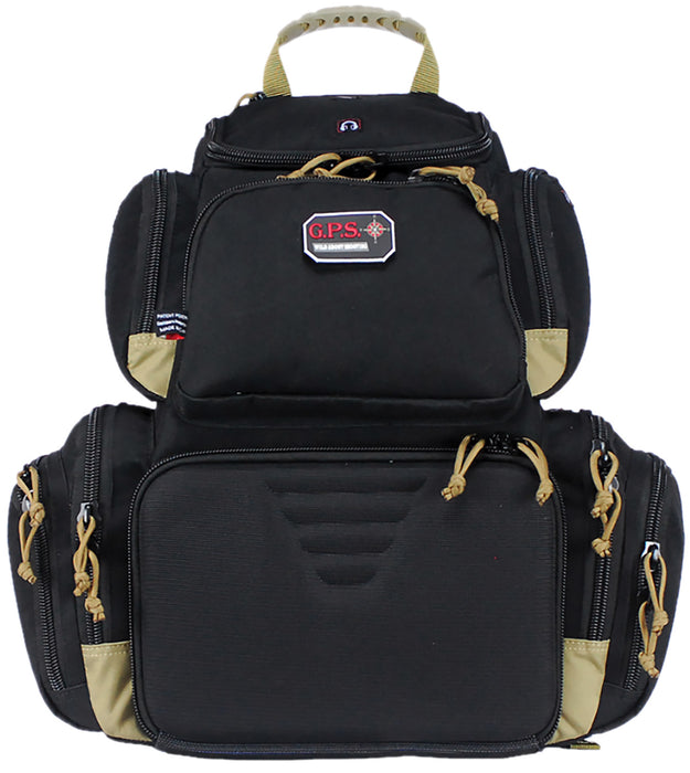 GPS Bags GPS1711BPBT Handgunner  Backpack 1000D Nylon Black/Tan