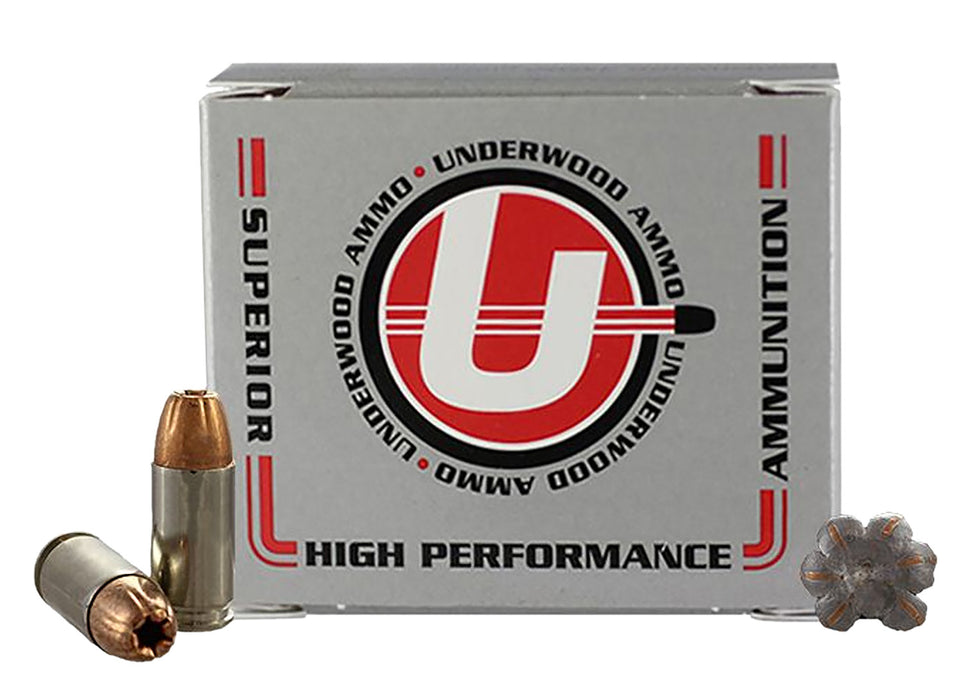 Underwood Ammo 114 XTP  9mmLuger 124gr Jacketed Hollow Point 20 Per Box/10 Case