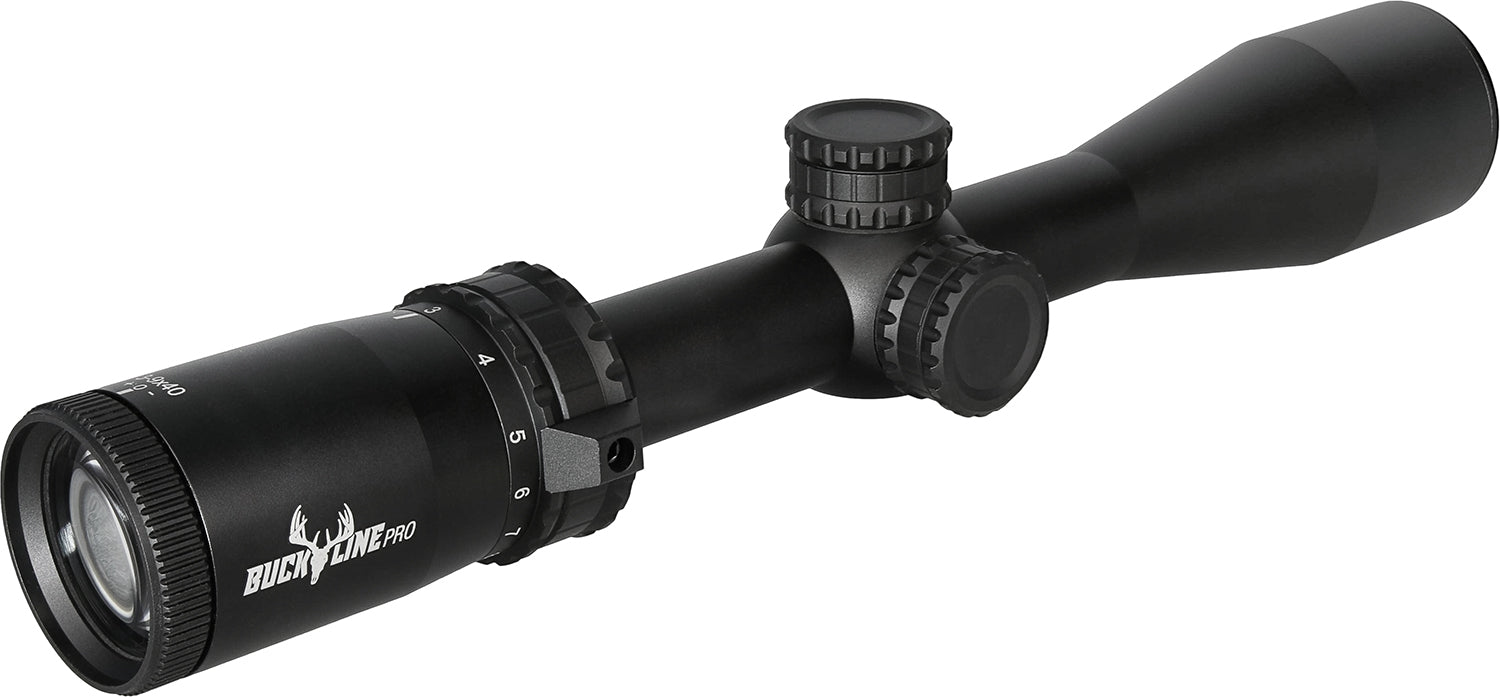 TruGlo TGTG85394PXB Buckline Pro Rifle Scope Matte Black 3-9x 40mm