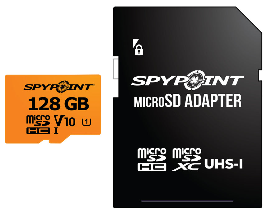Spypoint 05887 Micro SD Memory Card  Black 128GB Memory