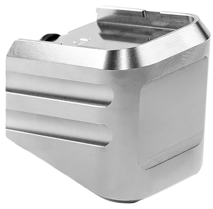 Cross Armory CRG+0MEG17SV Magazine Extension  Fits Glock 17/22/31 Gen 1-5 Silver Aluminum