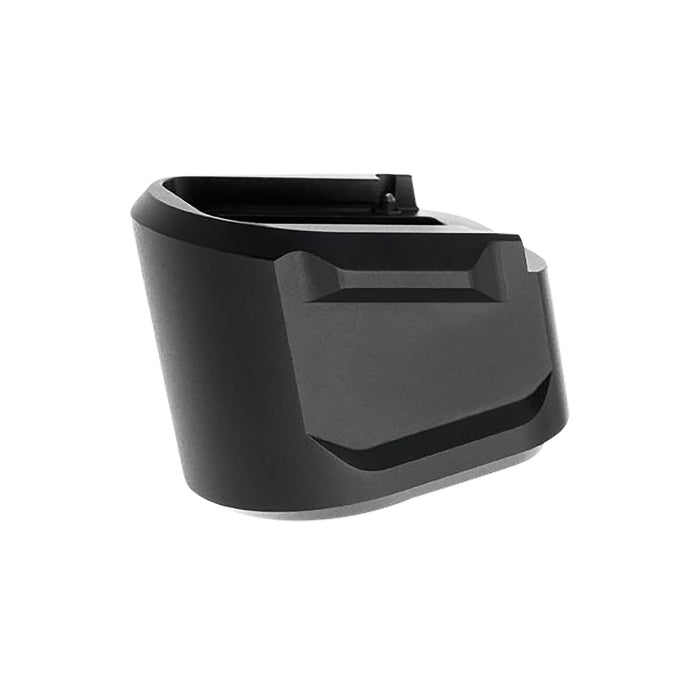 Tyrant CNC TDECHEMAGEX17BLK  Magazine Extension 9mm Fits Springfield Echelon 5rd Black Aluminum