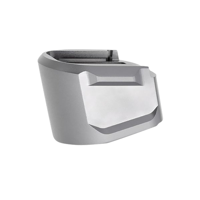 Tyrant CNC TDECHEMAGEX17GREY  Magazine Extension 9mm Fits Springfield Echelon 5rd Grey Aluminum