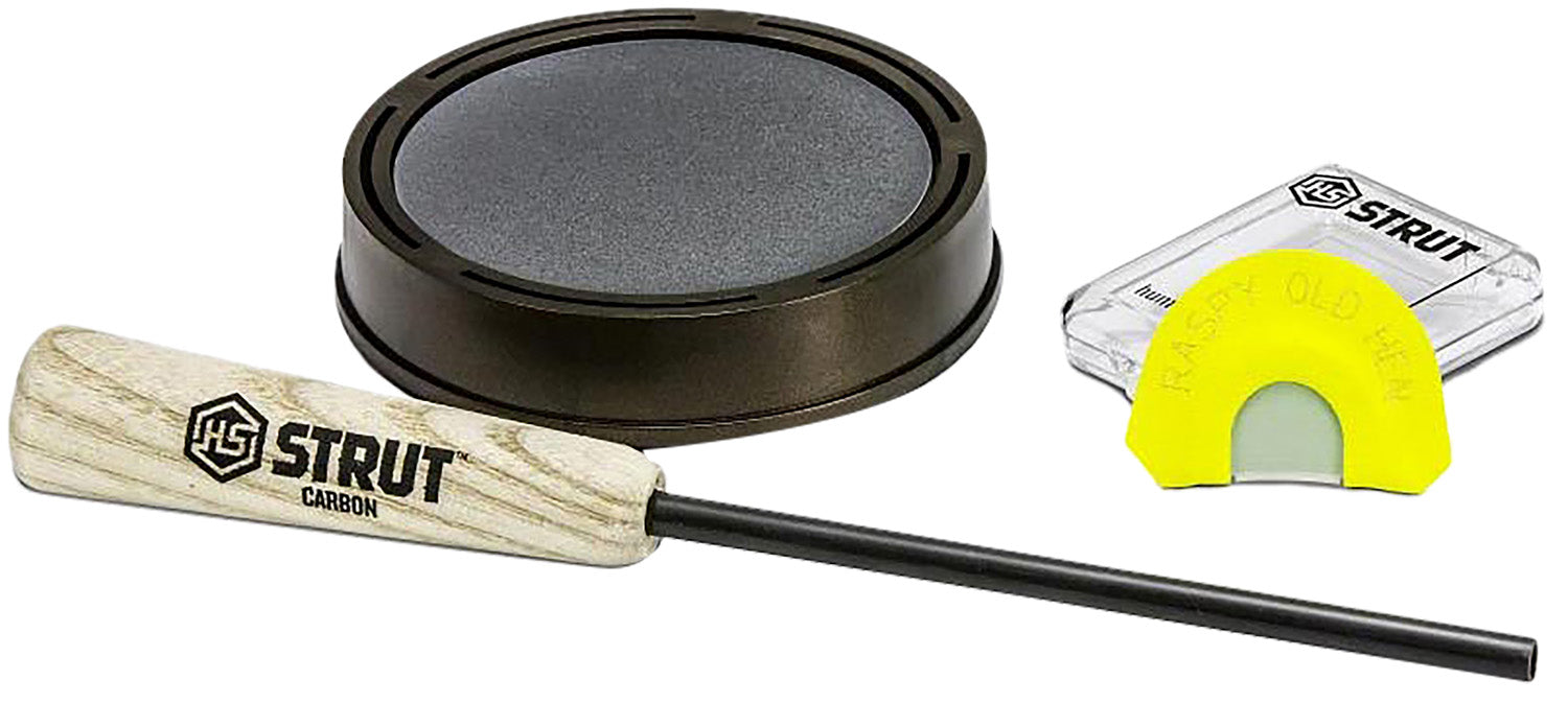 Hunters Specialties HSSTR07010 Raspy Old Hen Wild Turkey Call Turkey Sounds Slate