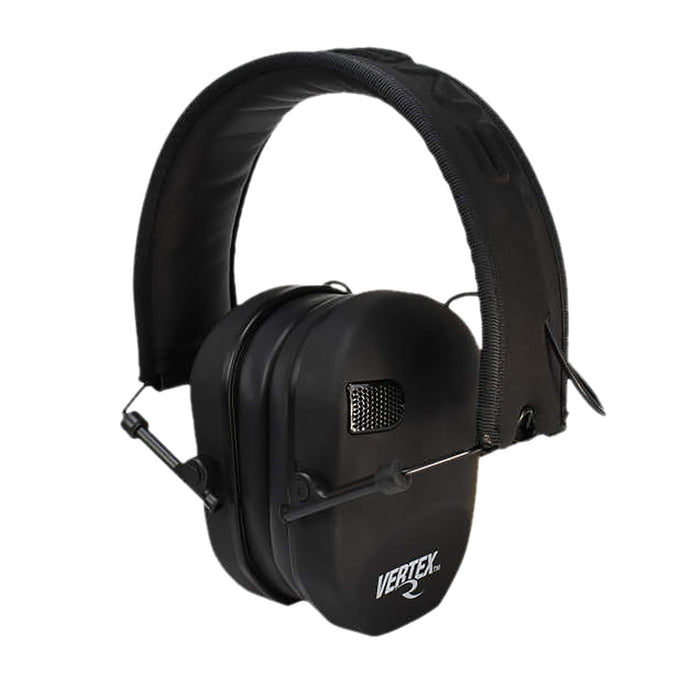 Radians VX0110CS Vertex Electronic Muff 85 dB Over the Head Black Ultra Slim
