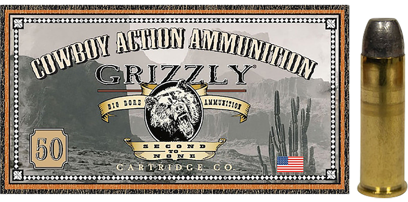 Grizzly Ammo GC44SP2   44Special 200gr Round Nose Flat Point 50 Per Box/10 Case