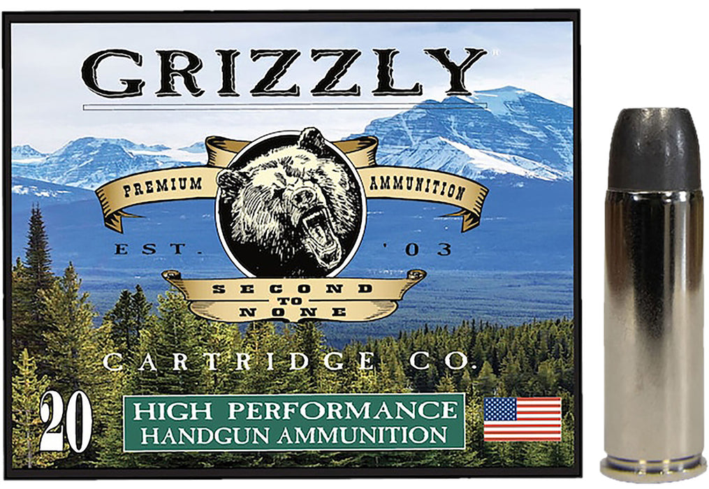 Grizzly Ammo GC45C+P14   45Colt+P 335gr Wide Long Nose Gas Check 20 Per Box/10 Case