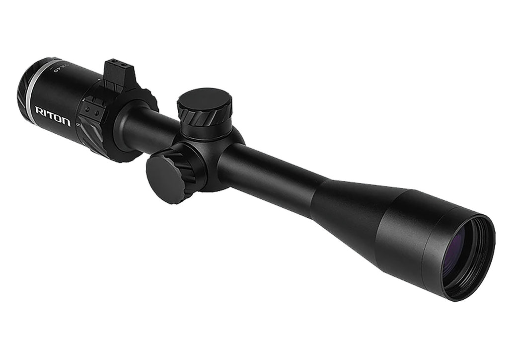 Riton Optics 3P39AS23 3 Primal Black 3-9x 40mm 1" Tube Heavy Duplex Reticle