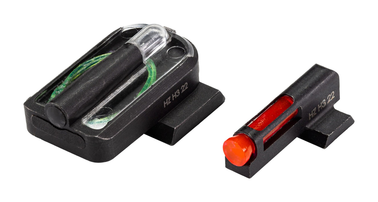 HiViz RGMFD21 FastDot  H3  Red/Fiber Optic Green Tritium Black Frame Fits Ruger Max-9