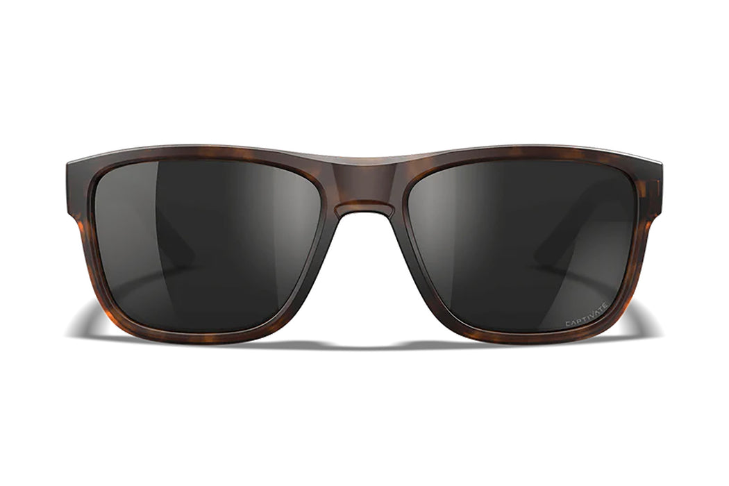 Wiley X AC6OVN15 Ovation  Black Mirror Lens Polycarbonate Matte Tortoise Frame