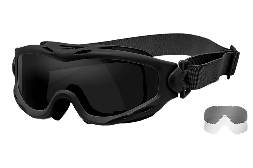 Wiley X SP29B Spear Goggles Smoke Gray Lens Matte Black Frame