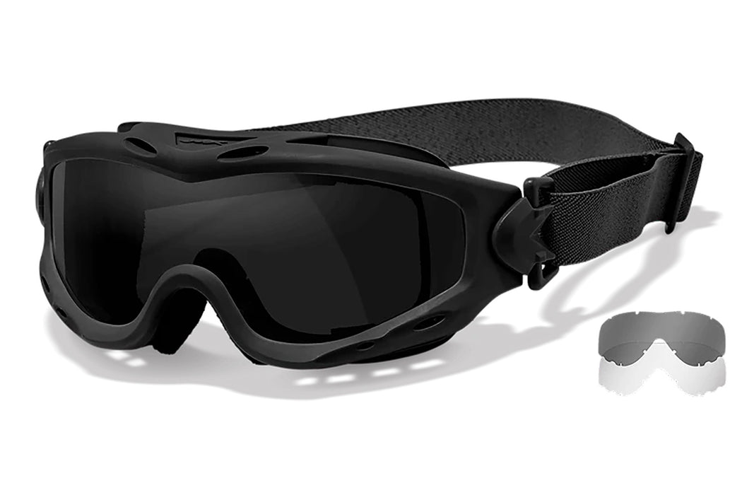 Wiley X SP29B Spear Goggles Smoke Gray Lens Matte Black Frame