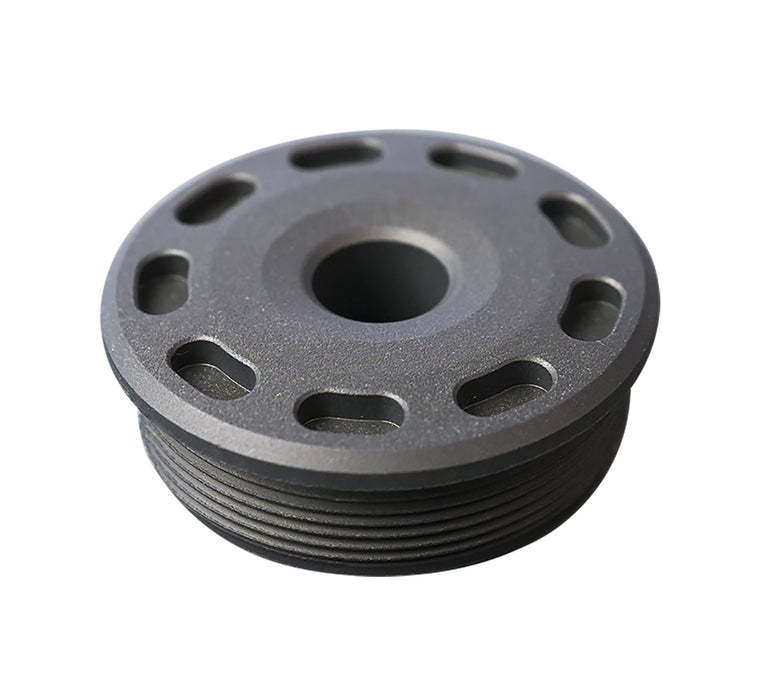 SilencerCo AC5388 Bravo Front Cap 223 Cal Titanium Black