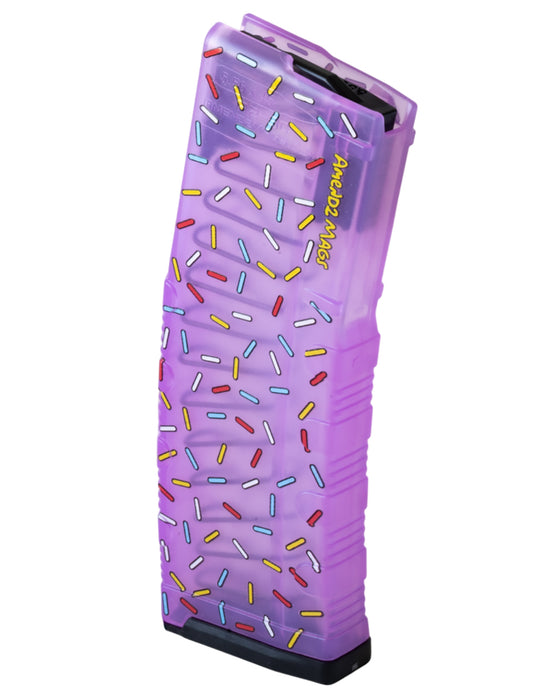 Amend2 CS5MODCTSPR30 MOD-C Sprinkle Donut 30rd 5.56 NATO Fits AR-15 Teal Sprinkles