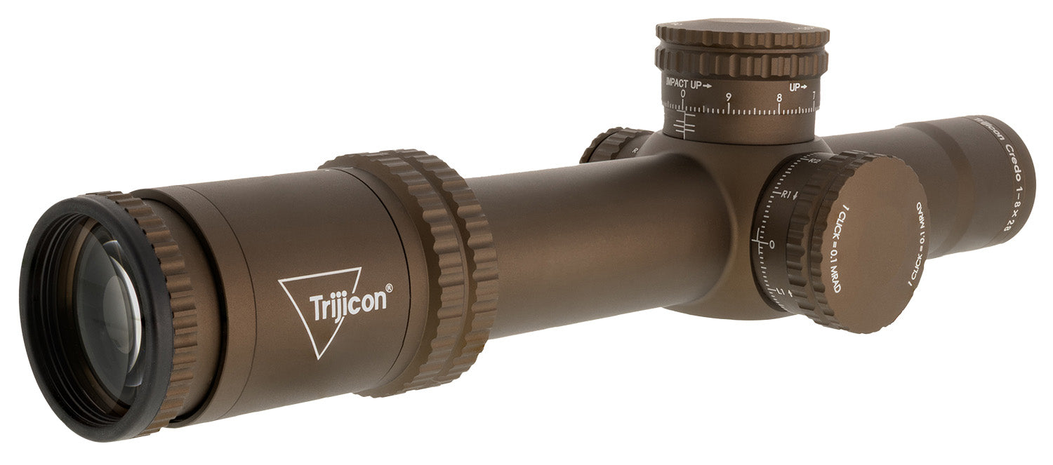 Trijicon 2900055 Credo  Coyote Brown 1-8x 105.80-13.20ft @100yds 34mm Tube