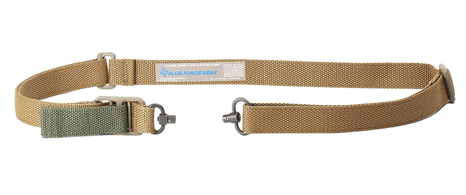 Blue Force Gear VCASPB100AACB Vickers Push Button Sling Coyote Brown Cordura