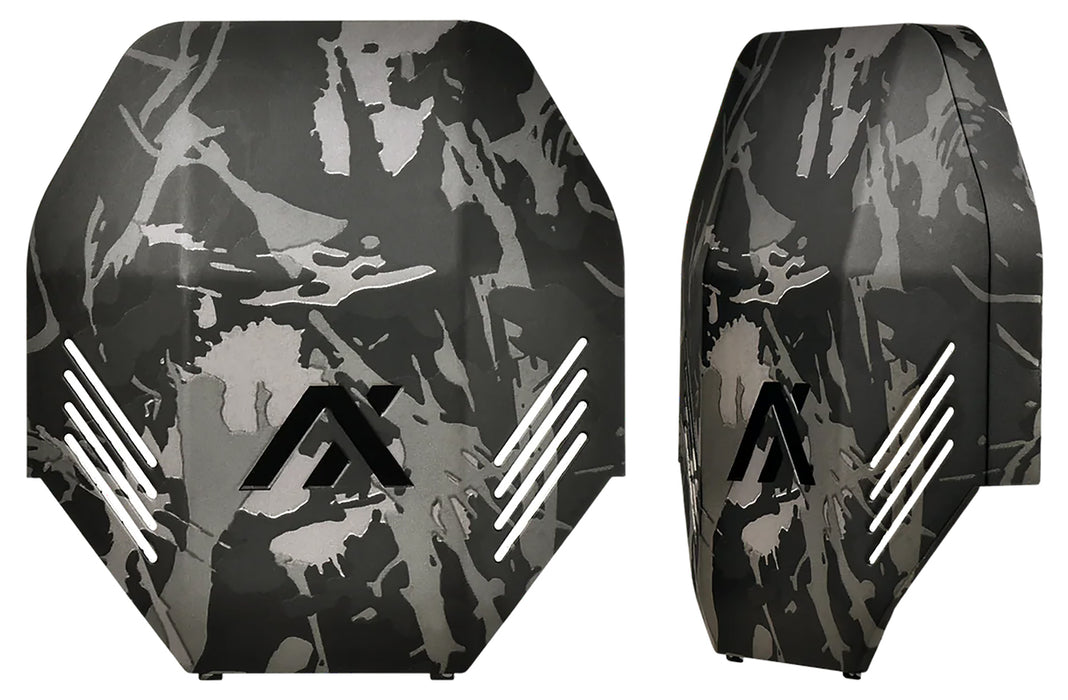 Axil LLC MXPLTBC MX Plate  Polymer Over the Head Black Camo