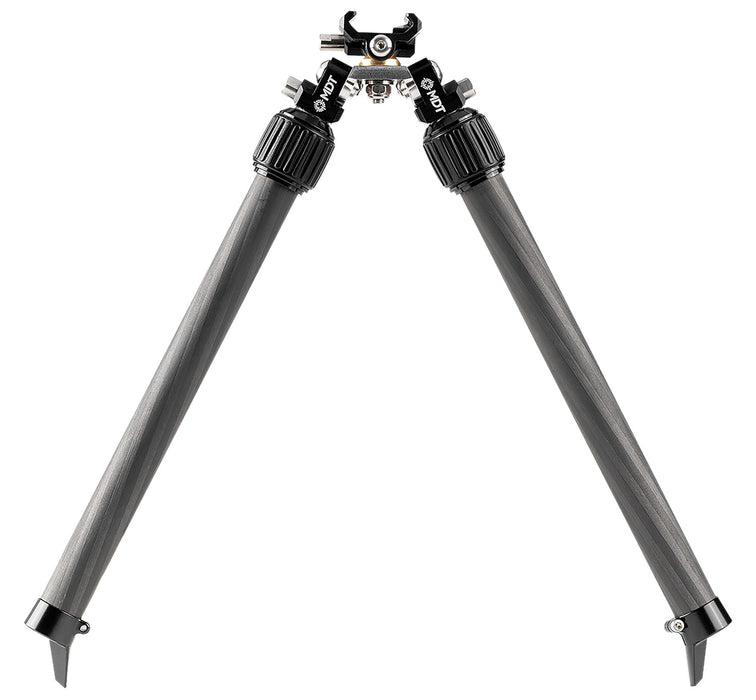 Mdt Sporting Goods Inc 114770BLK BackCountry Bipod 7.50-14.30" High Black Carbon Fiber/Aluminum