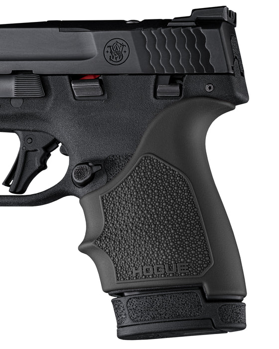 Hogue 18410 Grip Sleeve Handall Beavertail Black Rubber