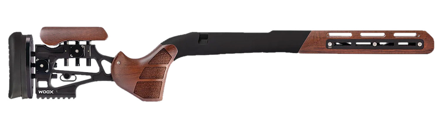 Woox SH.CHS011.06 Furiosa Chassis Walnut Aluminum/Wood Fits Remington 700 M5 DBM LA Bolt Action 31" OAL