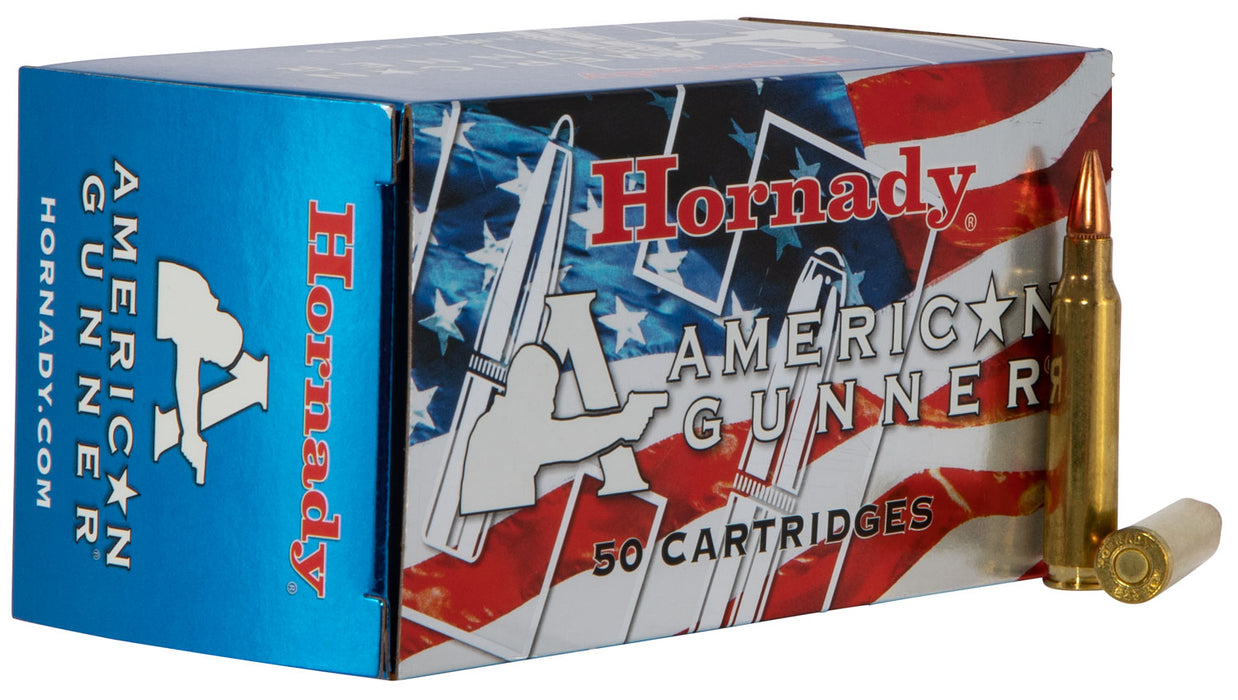Hornady 80237 American Gunner  223 Rem 55 gr Hollow Point (HP) 50 Bx/ 10 Cs