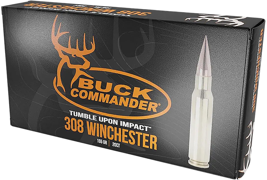 Fort Scott Munitions 308-165-SCV22 Tumble Upon Impact (TUI)  308Win 165gr Solid Copper Spun 20 Per Box/10 Case