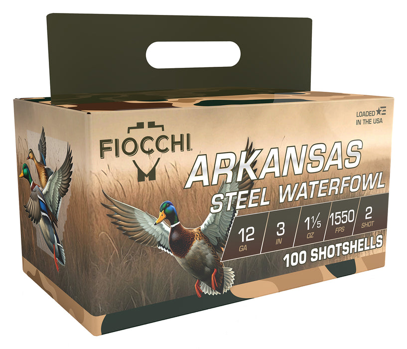 Fiocchi 123ADS2   12Gauge 3" 1 1/5oz 2Shot 100 Per Box/2 Case