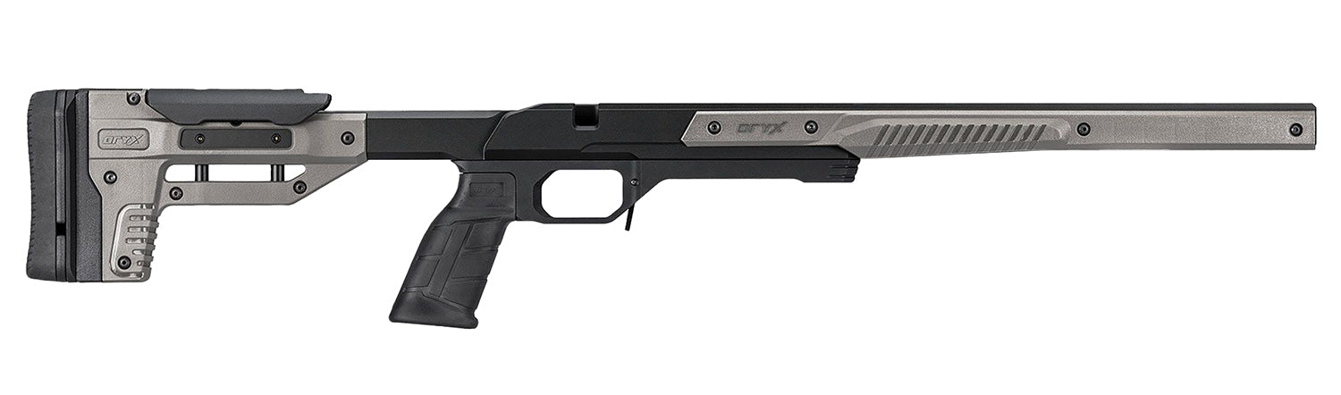 Mdt Sporting Goods Inc 104781GRY Oryx Rifle Chassis Gray Aluminum Fits Ruger 10/22