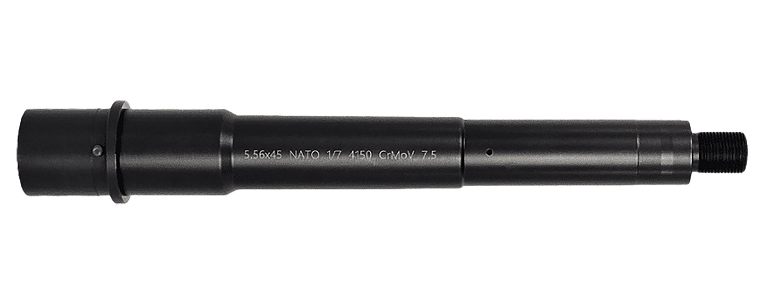 Lead & Steel Llc LS556MED-PIST-7.5 AR9  5.56NATO Government Profile Black Nitride Chrome Moly Vanadium