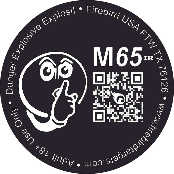 Firebird USA M65IR M65IR  Moving Trajectory/Static Impact Enhancement Flash/Smoke/Sound Universal Firearm 65mm 10 Targets