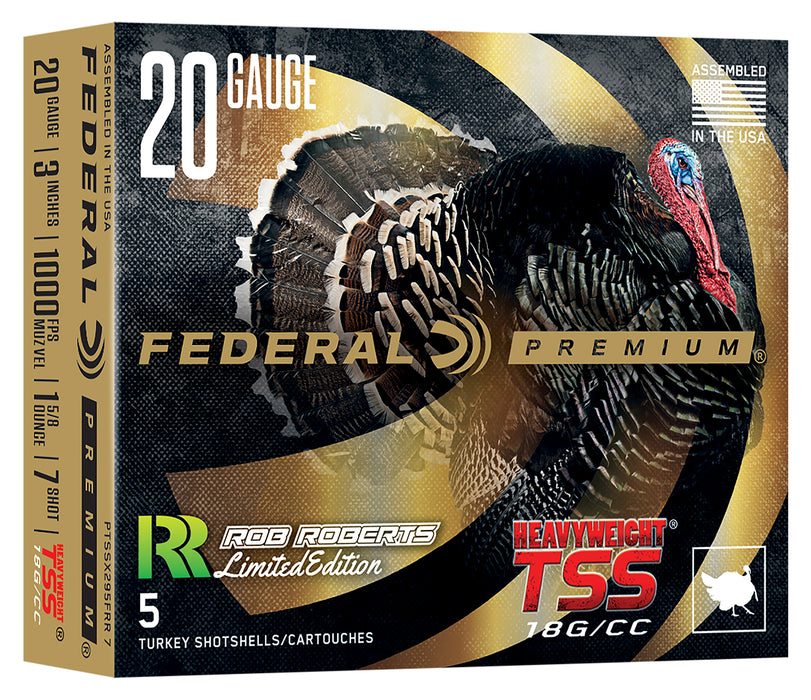 Federal PTSSX295FRR7  Heavyweight TSS 20Gauge 3" 1 5/8oz Tungsten 7Shot 5 Per Box/10 Case
