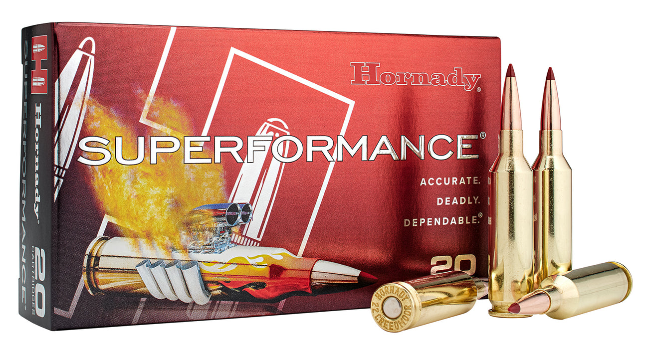 Hornady 83413 Superformance 22Creedmoor 65gr CX