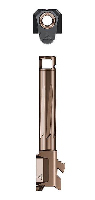 Radian Weapons R0942 Ramjet & Afterburner Combo Bronze Stainless Steel Fits Glock 26 G5
