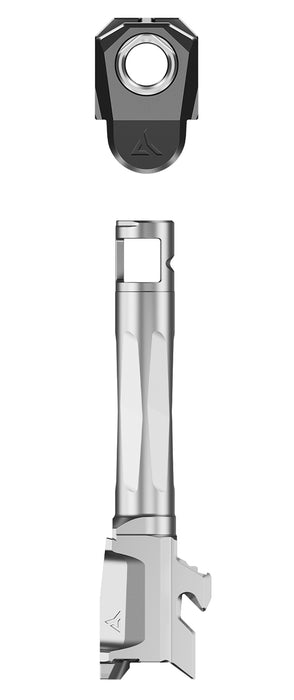 Radian Weapons R0943 Ramjet & Afterburner Combo Gray PVD Stainless Steel Fits Glock 26 G5