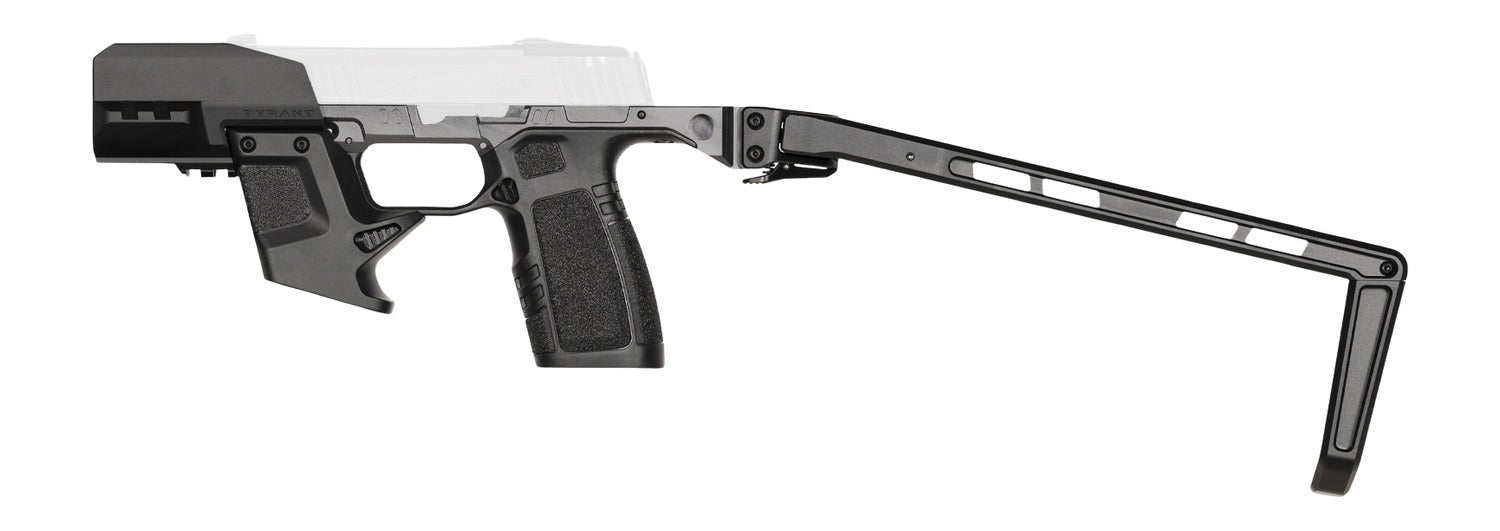 Tyrant CNC TDP365TWSGNMTL   Gunmetal Aluminum/Polymer Folding Fits Sig P365