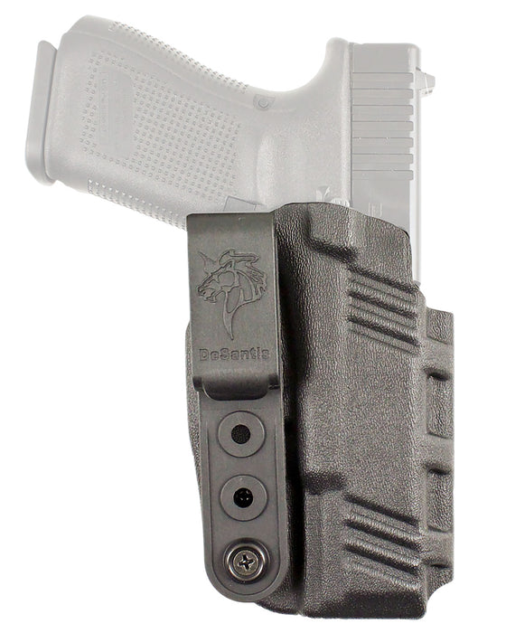 DeSantis Gunhide 137KJA09Z0 Slim-Tuk  IWB Black Kydex Fits S&W Shield X Ambidextrous