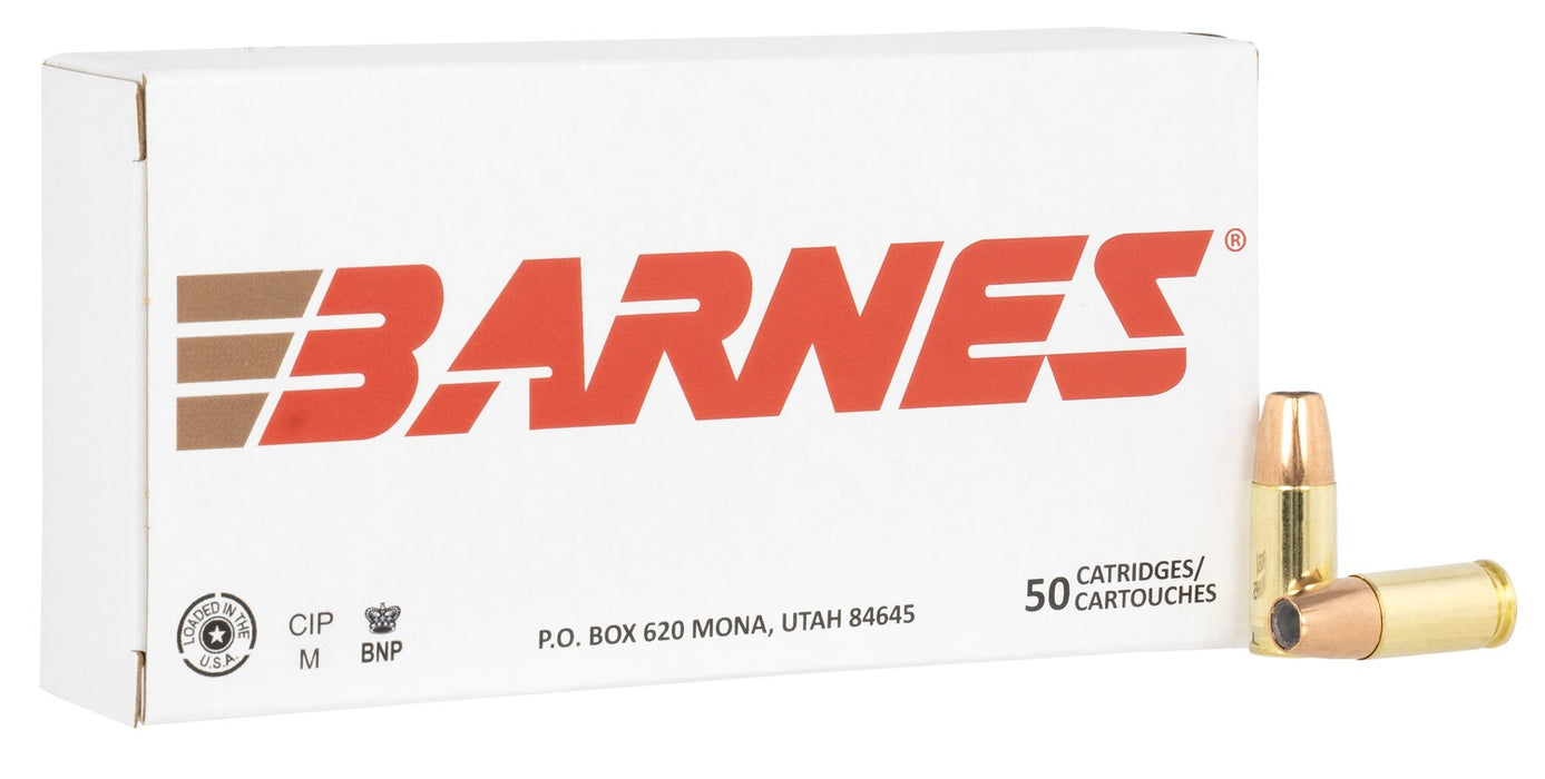 Barnes Bullets 32516   9mmLuger 124gr Sierra Jacketed Hollow Point 50 Per Box/10 Case
