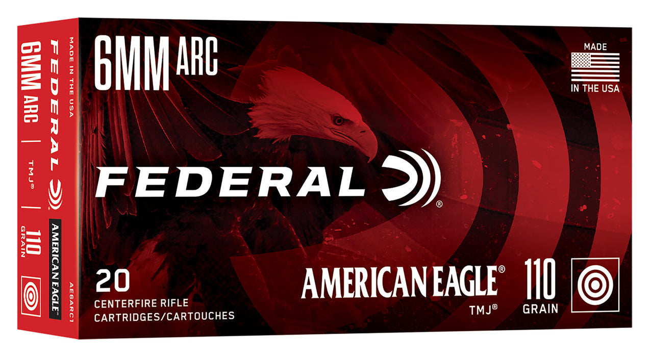 Federal AE6ARC1 American Eagle  6ARC 110gr Total Metal Jacket