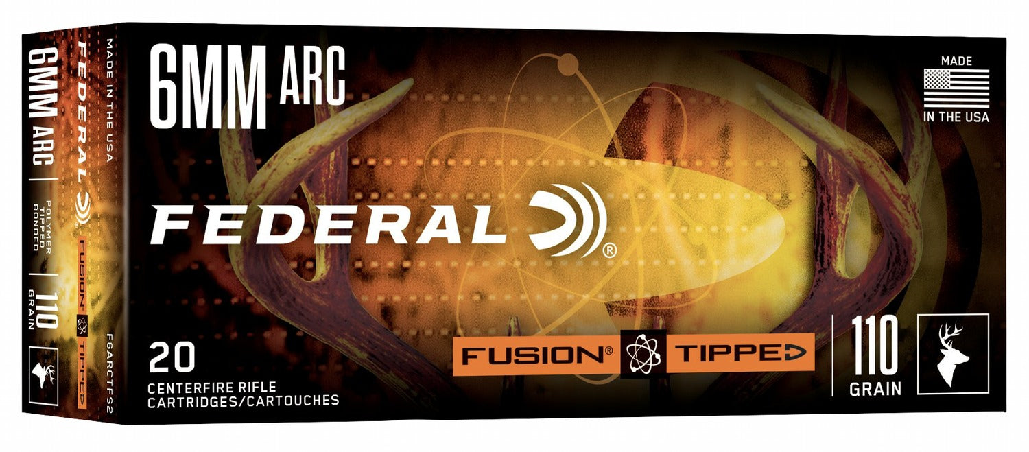 Federal F6ARCTFS2   6ARC 110gr Fusion Tipped 20 Per Box/10 Case